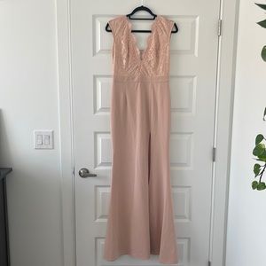 Bridesmaids dress - rose color, size large LULUS